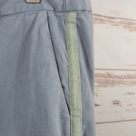 Nili Lotan East Hampton Tape Pant Slate Blue Size 8 - Picture 8 of 10